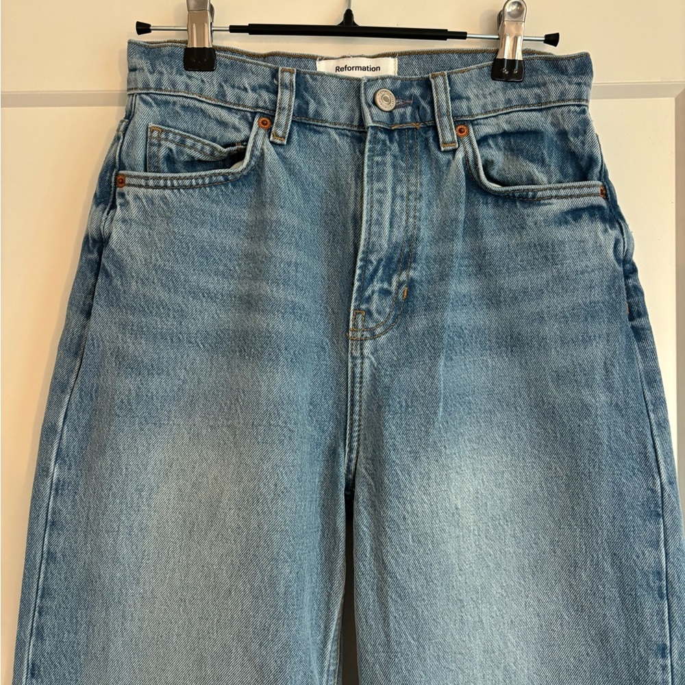 Reformation Wilder High Rise Cropped Jeans - Picture 6 of 11